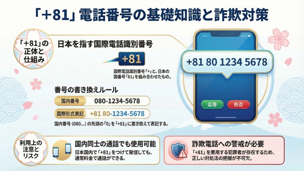 iPhone 10 1 - 「＋81」が付いた電話番号は国際電話！！危ないSMS・着信への対処法も紹介します！