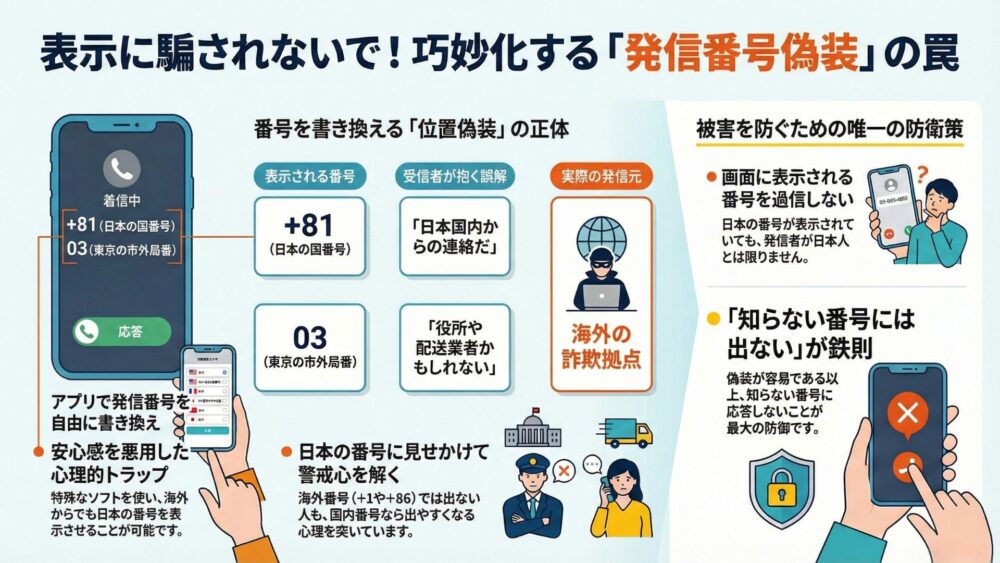 iPhone 15 - 「＋81」が付いた電話番号は国際電話！！危ないSMS・着信への対処法も紹介します！