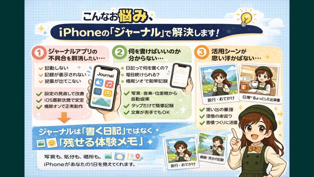 【iPhone】ジャーナルとは?何ができる?目的・特徴をわかりやすく解説 iphone のコピー 6 - 【iPhone】ジャーナルとは?何ができる?目的・特徴をわかりやすく解説