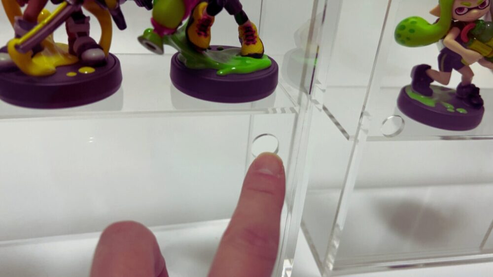 引き扉も透明なので違和感が出ません