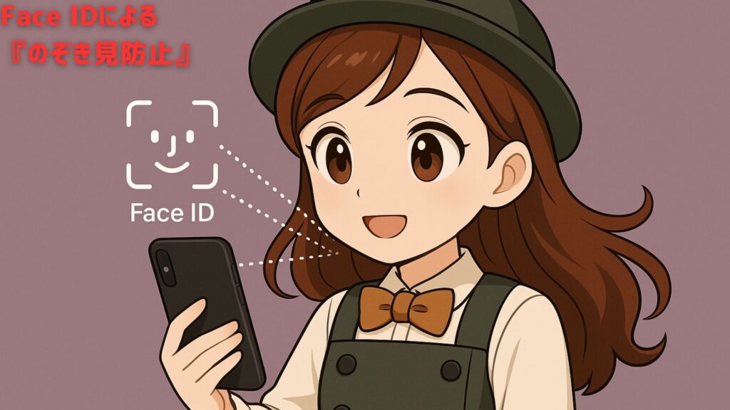 のぞき見防止はiPhoneだけで可能?設定は?おすすめフィルム・取り外せるアイテムも紹介! Face ID%E2%91%A0 1024x576 - のぞき見防止はiPhoneだけで可能?設定は?おすすめフィルム・取り外せるアイテムも紹介!