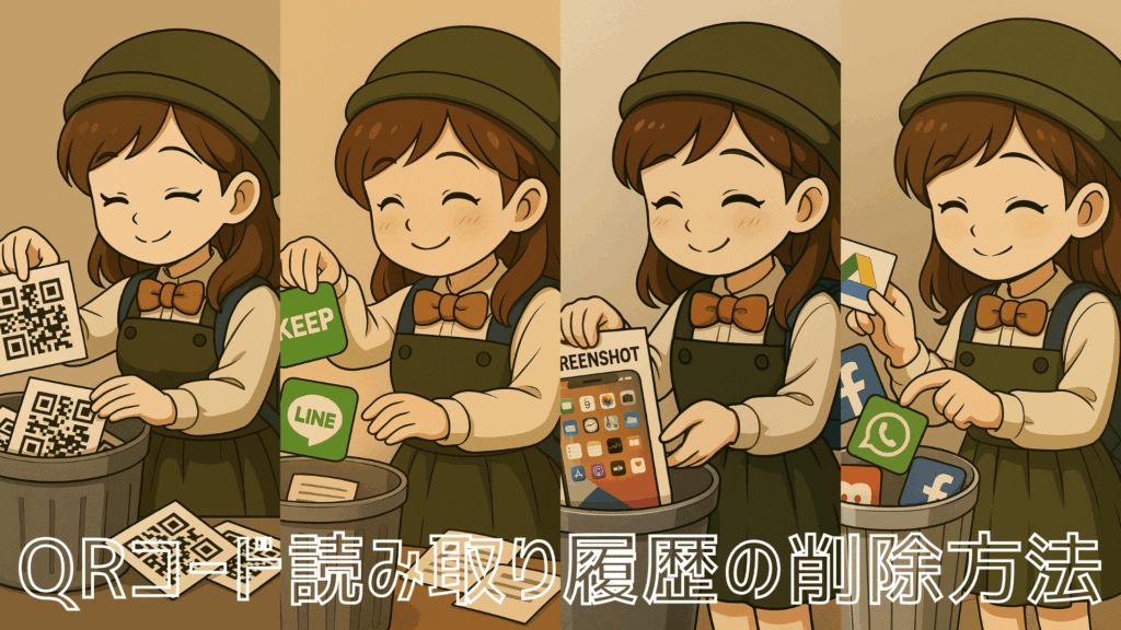 iPhoneで撮ったQRコードの履歴って見れる?確認方法と代替え案完全ガイド QRコード読み取り履歴の削除方法 1024x576 - iPhoneで撮ったQRコードの履歴って見れる?確認方法と代替え案完全ガイド