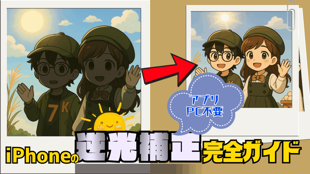 iphoneの逆光補正完全ガイド