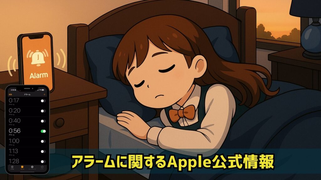 iPhoneタイマー|アラームをバイブのみにする方法はある?できない時の代替策も解説 iPhoneアラーム1 1024x576 - iPhoneタイマー|アラームをバイブのみにする方法はある?できない時の代替策も解説