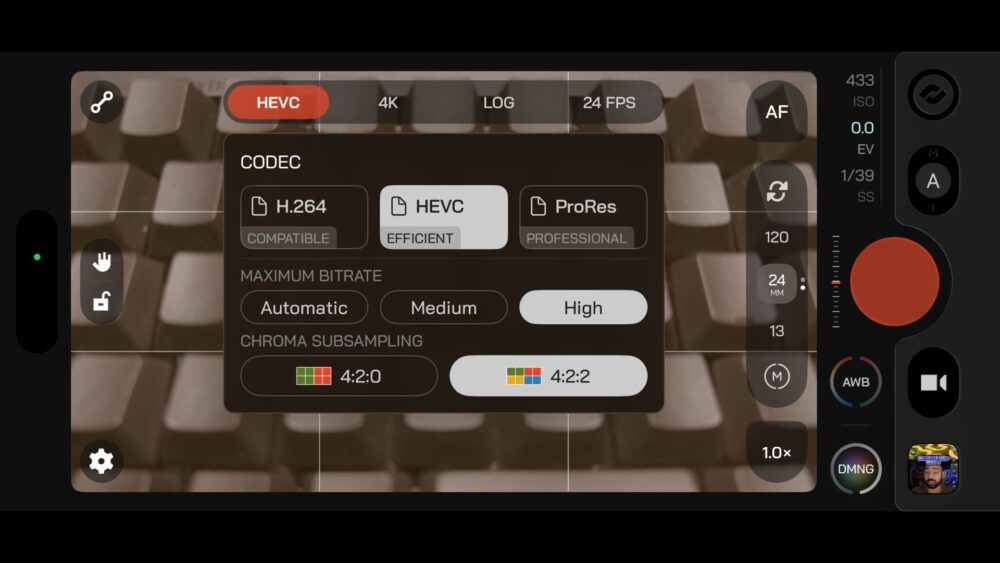 Momentaff - 【Moment Pro Camera2】動画のコスパ最高設定はこれだ！ベータ版から使用した筆者の最適解