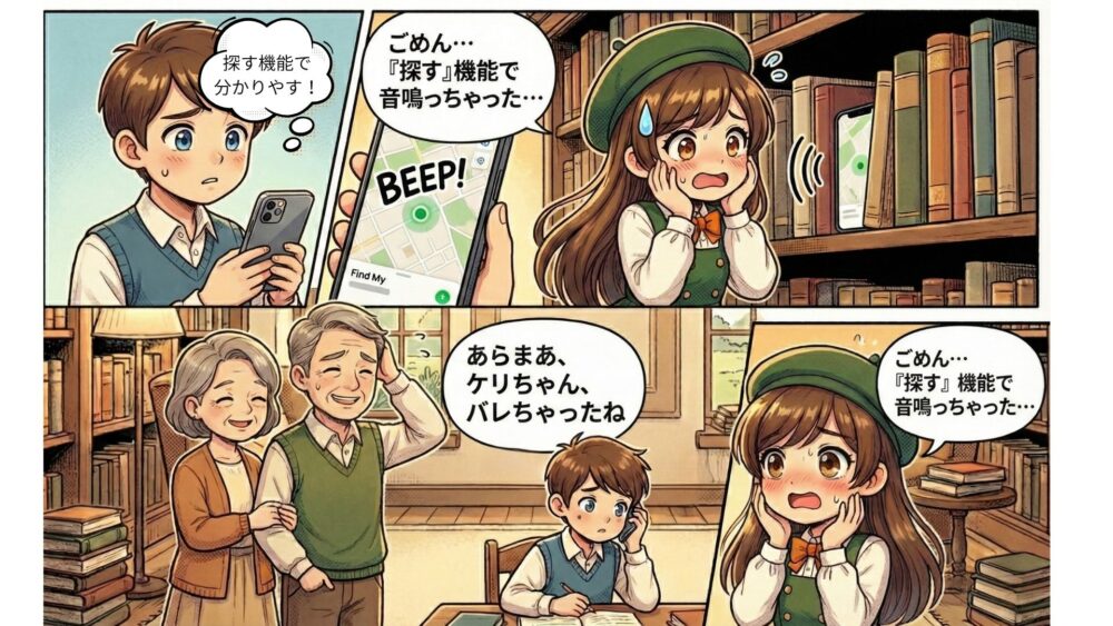 しかし『探す』機能を切っていなかったため、ほかの端末から簡単に見つけられてしまいました。 しかし『探す』機能を切っていなかったため、ほかの端末から簡単に見つけられてしまいました。